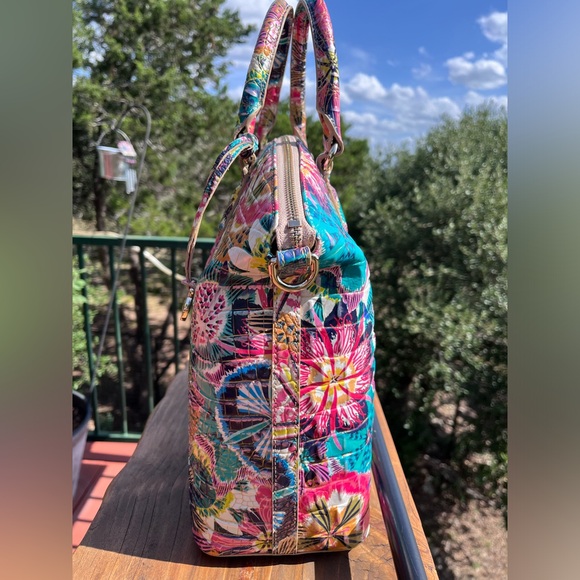 NWT Brahmin SET Large Duxbury & Ady Wallet in DESERT BLOOM Melbourne - Picture 11 of 12